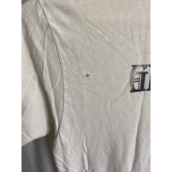 Vintage 1985 Grateful Dead Mens T Shirt Skeleton On Raft In Pool On TV Hanes XL - Picture 9 of 13